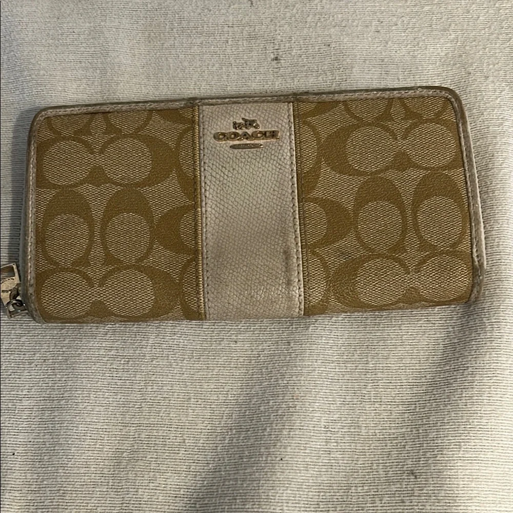 Coach Tan and Cream Women's Bag
